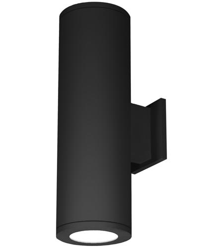 WAC Lighting DS-WD06-N35S-BK Tube Arch LED 6 inch Black Sconce Wall Light in 3500K, 85, Narrow, Straight Up/Down