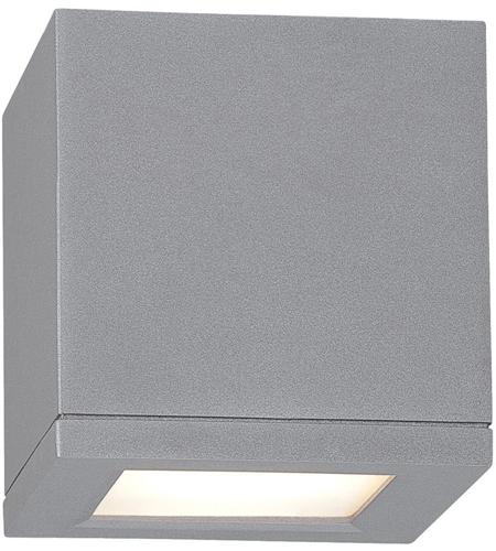 WAC Lighting FM-W2505-GH Rubix LED 5 inch Graphite Outdoor Flush FM-W2505-GH-1.jpg