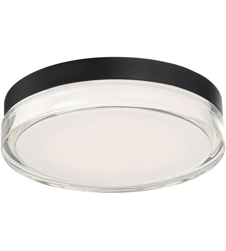 WAC Lighting FM-W57812-30-BK Dot LED 12 inch Black Flush Mount Ceiling ...