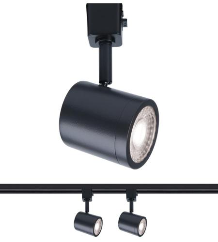 WAC Lighting H-8010-30-BK-2 Charge 1 Light 120 Black Track Head Ceiling Light in H Track, H Track Fixture  photo