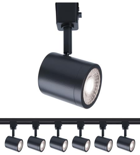 WAC Lighting H-8010-30-BK-6 Charge 1 Light 120 Black Track Head Ceiling Light in H Track, 6, H Track Fixture  photo