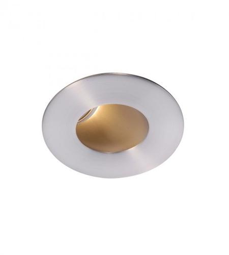 Brushed Nickel WAC Lighting HR-2LED-T409S-W-BN LED 2-Inch Recessed Downlight Adjustable Round Trim with 15-Degree Beam Angle 