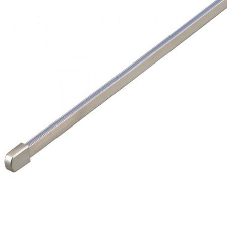 WAC Lighting LM-T8-BN Solorail Brushed Nickel Rail Section Ceiling Light in 8ft, Monorail 