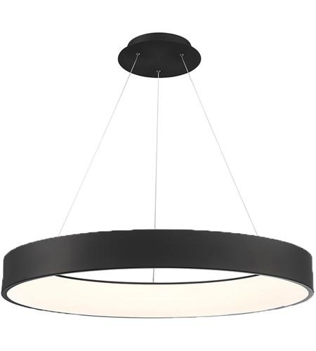WAC Lighting PD-33743-BK Corso LED 43 inch Black Pendant Ceiling Light in 43in, dweLED  photo