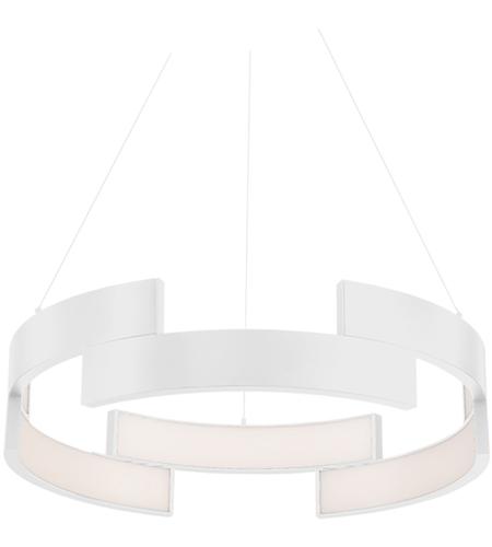 Wac Lighting Pd 95838 Wt Trap Led 38 Inch White Pendant Ceiling Light In 38in Dweled