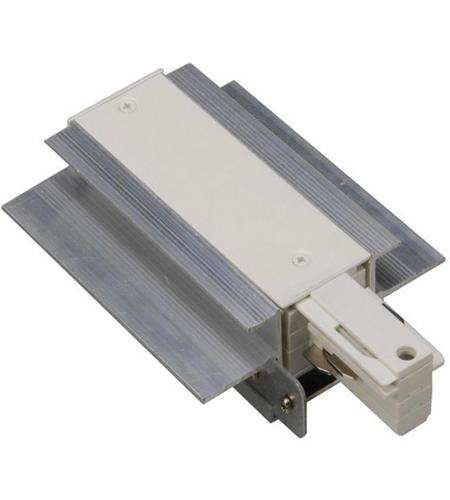 WAC Lighting WEDL-RTL-PT Recessed Live End Connector 1 Light 120 Platinum Track Accessory Ceiling Light photo