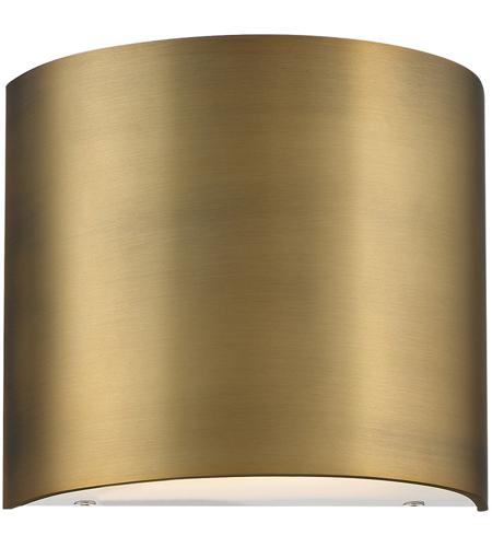 WAC Lighting WS-30907-AB Pocket LED 7 inch Aged Brass Bath Vanity & Wall Light, dweLED WS-30907-AB.PT01.jpg