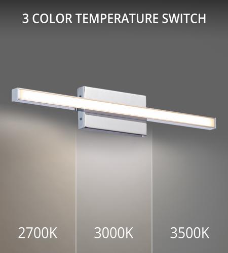 WAC Lighting WS-73124-CH Parallax LED 24 inch Chrome Bath Vanity & Wall Light, dweLED WS-73118-CH.PT04.jpg