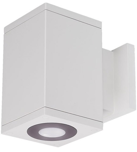 WAC Lighting DC-WD0534-F830A-WT Cube Arch LED 5 inch White Sconce Wall Light in 3000K, 85, F-33 Degrees, 34, A - Away fr wall photo