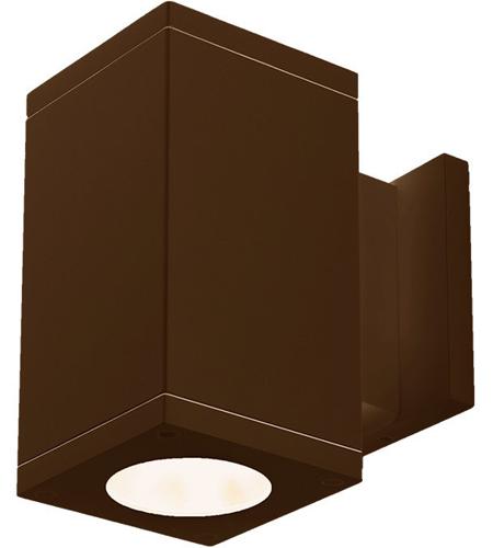WAC Lighting DC-WD0534-F835B-BZ Cube Arch LED 5 inch Bronze Sconce Wall Light in 3500K, 85, F-33 Degrees, 34, B - Twrds wall photo