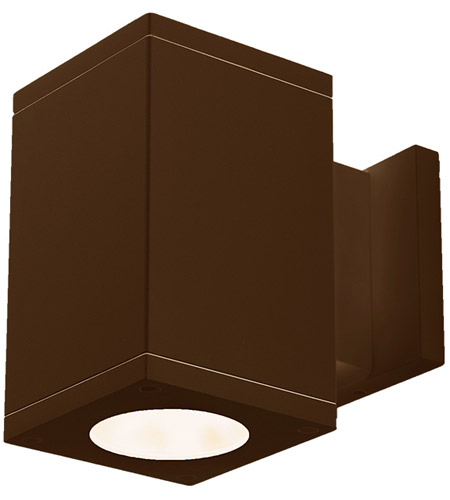 WAC Lighting DC-WD0534-F840B-BZ Cube Arch LED 5 inch Bronze Sconce Wall Light in 4000K, 85, F-33 Degrees, 34, B - Twrds wall photo