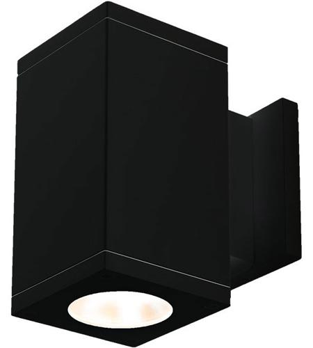 WAC Lighting DC-WD0534-N927S-BK Cube Arch LED 5 inch Black Sconce Wall Light in 2700K, 90, N-25 Degrees, 34, S - Str Up/Down photo