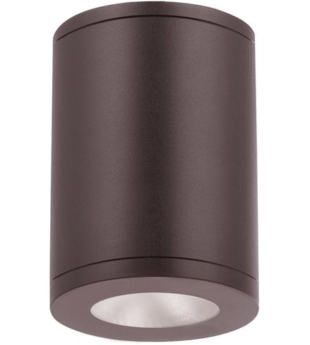 WAC Lighting DS-CD0622-S30-BK Tube Arch LED 6 inch Black Outdoor Flush in 3000K, 85, S-16 Degrees, 22