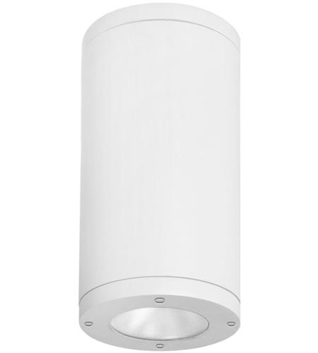 WAC Lighting DS-CD0834-N35-WT Tube Arch LED 8 inch White Outdoor Flush in 3500K, 85, N-25 Degrees, 34