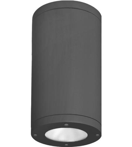 WAC Lighting DS-CD08-S40-GH Tube Arch LED 8 inch Graphite Outdoor Flush in 4000K, 85, Spot