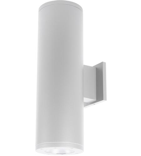 WAC Lighting DS-WD0644-F27B-WT Tube Arch LED 6 inch White Sconce Wall Light in B - Twrds wall