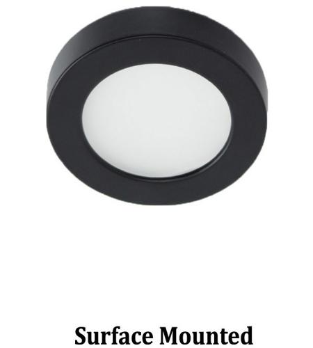 Round LED Button Light Under Cabinet light Sofit Light WAC HR-LED87-WT 