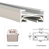 WAC Lighting EN-JQ50AR-WT Power Supply 120 White Track Accessory Ceiling Light, 50W 790576051468.PT01.jpg thumb