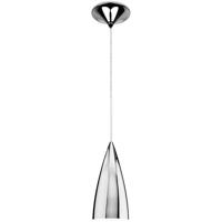 WAC Lighting MP-LED966-CH/CH Cosmopolitan LED 4 inch Chrome Pendant Ceiling Light in Canopy Mount MP alternative photo thumbnail