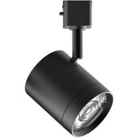 WAC Lighting H-8020-30-BK Charge 1 Light 120 Black Track Head Ceiling Light in H Track, H Track Fixture photo thumbnail