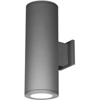 WAC Lighting DS-WD06-F927B-GH Tube Arch LED 6 inch Graphite Sconce Wall Light in 2700K, 90, Flood, Towards Wall thumb