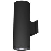 WAC Lighting DS-WD06-U27B-BK Tube Arch LED 6 inch Black Sconce Wall Light in 2700K, 85, Ultra Narrow, Towards Wall thumb
