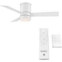 WAC Lighting F-084L-MW San Francisco 44 inch Matte White Ceiling Fan, Smart Fan F-084L-MW-PT01.jpg thumb