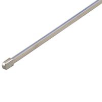 WAC Lighting LM-T8-BN Solorail Brushed Nickel Rail Section Ceiling Light in 8ft, Monorail  thumb