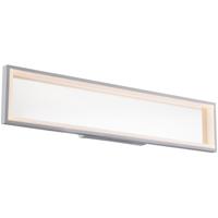 WAC Lighting WS-32027-TT Mirror Mirror LED 27 inch Titanium Bath Vanity & Wall Light, dweLED photo thumbnail