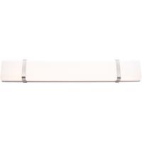 WAC Lighting WS-180327-30-BN Link LED 3 inch Brushed Nickel Outdoor Wall Light in 27in alternative photo thumbnail