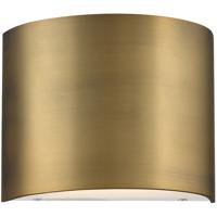 WAC Lighting WS-30907-AB Pocket LED 7 inch Aged Brass Bath Vanity & Wall Light, dweLED WS-30907-AB.PT01.jpg thumb