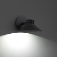 WAC Lighting WS-W15710-BK Sodor LED 7 inch Black Outdoor Wall Light, dweLED alternative photo thumbnail