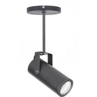 WAC Lighting X6-MO2020940BK Silo LED 5 inch Black Flush Mount Ceiling Light in 4000K  thumb