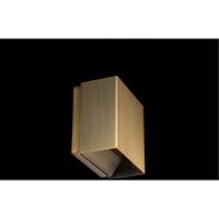 WAC Lighting WS-45105-27-AB Boxi LED 3 inch Aged Brass ADA Wall Sconce Wall Light in 2700K, dweLED alternative photo thumbnail