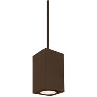 WAC Lighting DC-PD0517-F840-BZ Cube Arch LED 5 inch Bronze Outdoor Pendant in 17, 4000K, 85, F-33 Degrees photo thumbnail