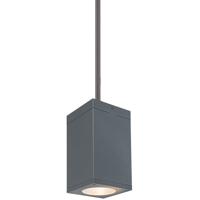 WAC Lighting DC-PD0517-N835-GH Cube Arch LED 5 inch Graphite Outdoor Pendant in 17, 3500K, 85, N-25 Degrees photo thumbnail