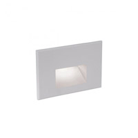 WAC Lighting WL-LED101-AM-WT LEDme Step and Wall Lights 120 3.90 watt White On Aluminum Step Light photo thumbnail