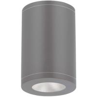 WAC Lighting DS-CD0517-F930-GH Tube Arch LED 5 inch Graphite Outdoor Flush in 17, 3000K, 90, F-33 Degrees thumb
