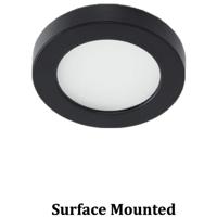 Dark Bronze WAC Edge Lit LED Button Light 2700K Warm Wht HR-LED90-27-DB 