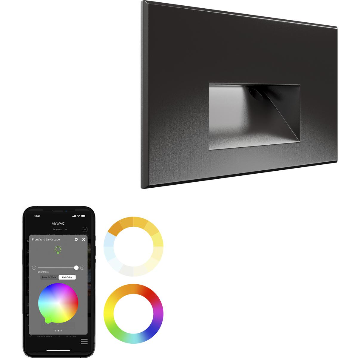 WAC Lighting 4011-CSBBR Colorscaping 12 5.00 watt Bronze on Brass Step and Wall Lighting, Colorscaping