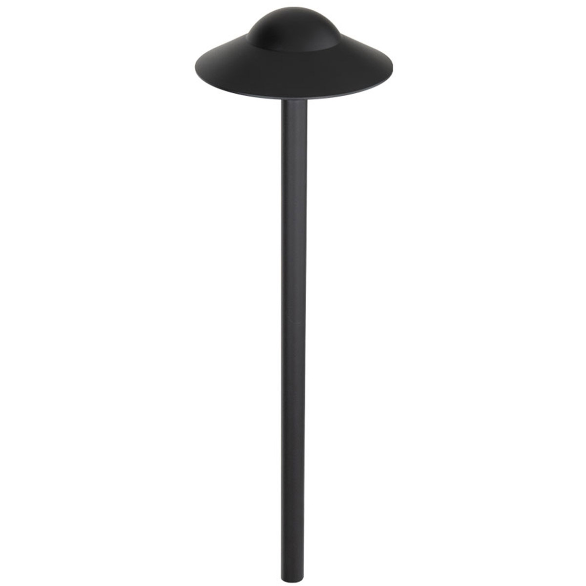 WAC Lighting 6053-30BK Canopy 12 6.5 watt Black Path and Area Light in 3000K Warm White LED, WAC Landscape