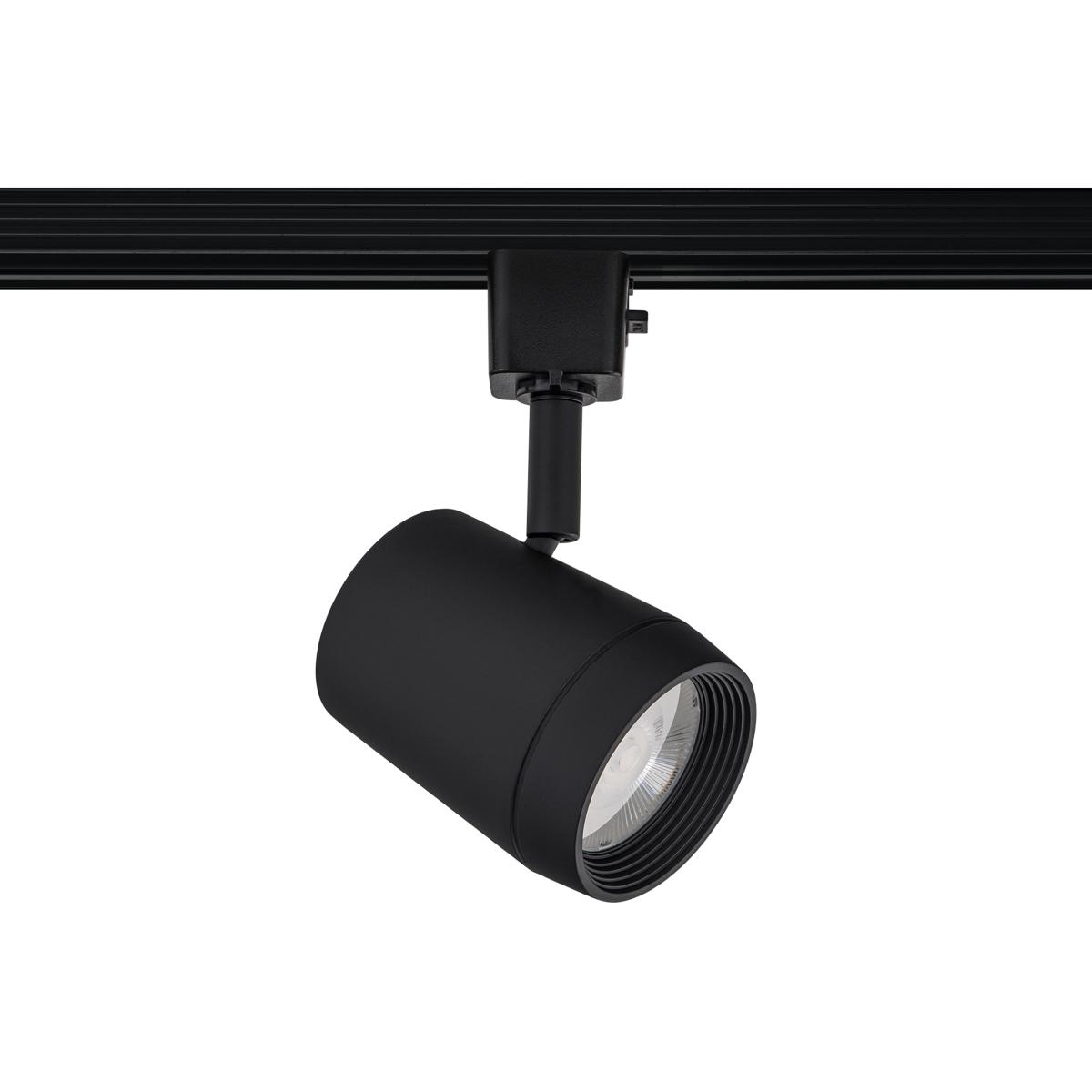 WAC Lighting J-7011-CS-BK Ocularc 1 Light 120 Black J Track Fixture Ceiling Light in 2700-3000-3500-4000-5000K