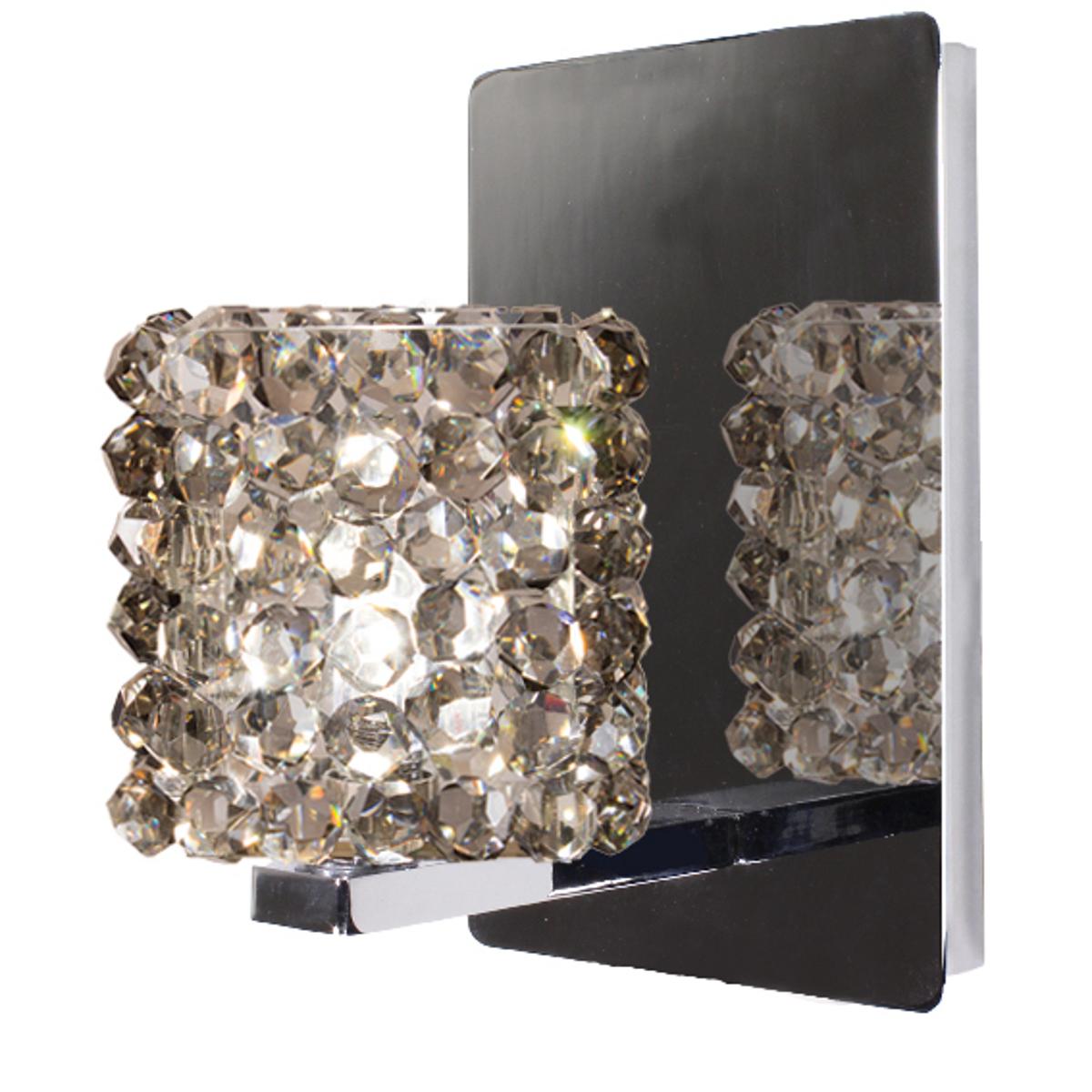 WAC Lighting WS58LED-G539BI/CH Eternity Jewelry 1 Light 4.13 inch Chrome Wall Sconce Wall Light
