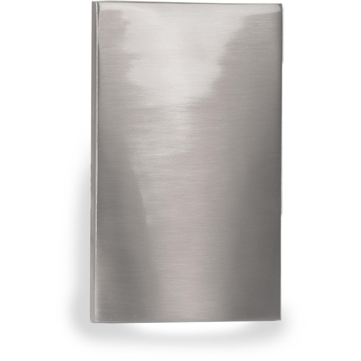 WAC Lighting WL-LED210F-AM-BN LEDme Step and Wall Lights 277 3 watt Brushed Nickel Step Light in Amber