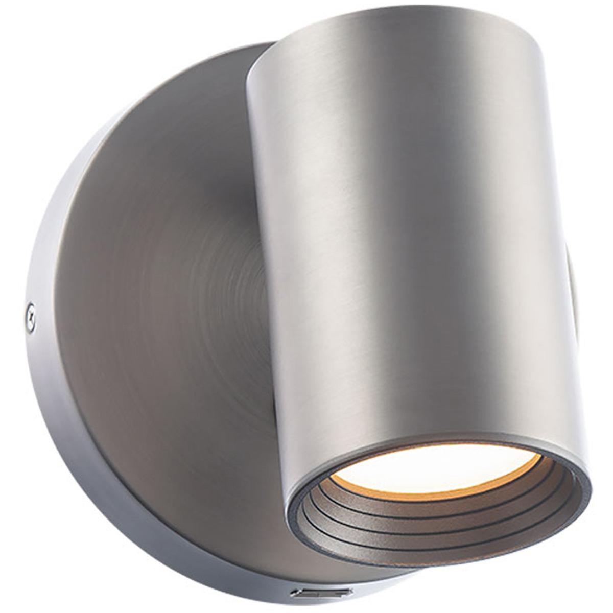 WAC Lighting BL-21205-BN Kepler Reading Light Wall Light in Brushed Nickel, dweLED