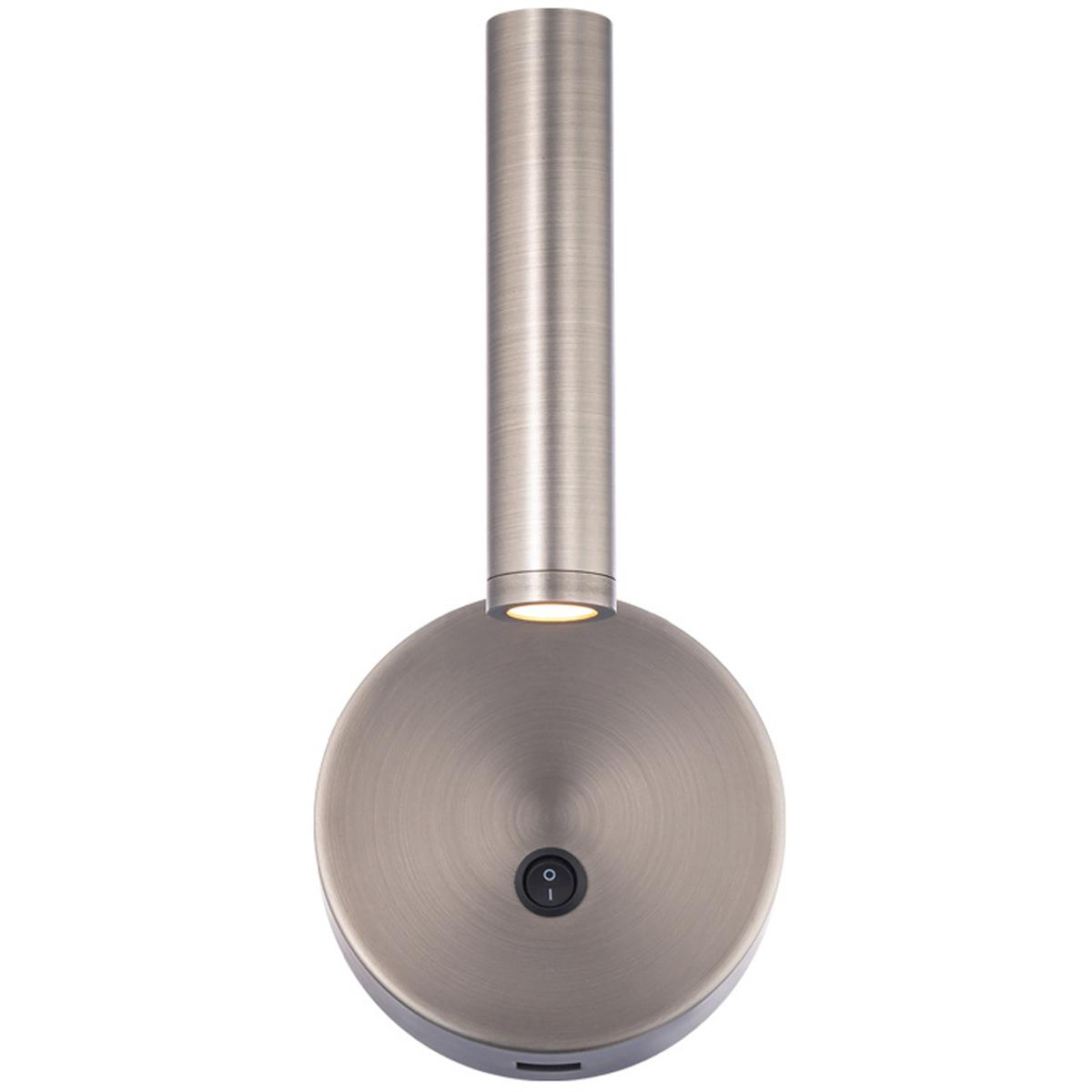 WAC Lighting BL-23210-BN Sprig Reading Light Wall Light in Brushed Nickel, dweLED