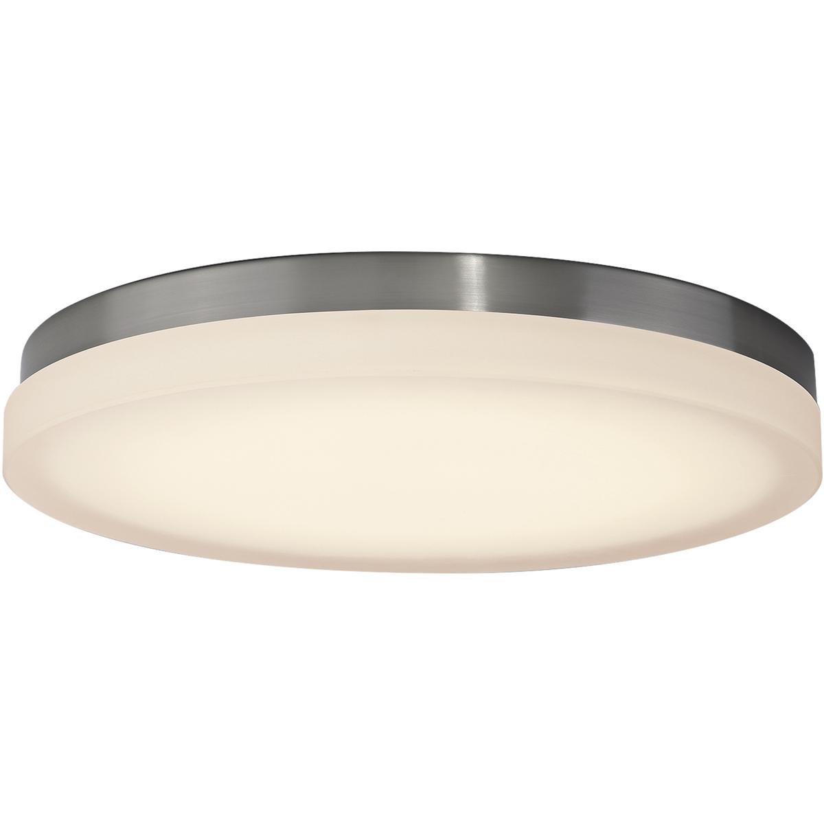 WAC Lighting FM-4115-35-BN Slice LED 14 inch Brushed Nickel Flush Mount Ceiling Light, dweLED