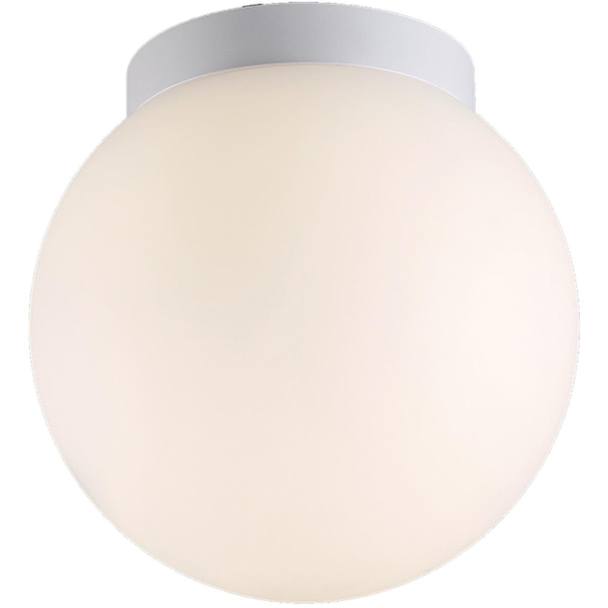 WAC Lighting FM-W52309-35-WT Niveous LED 9 inch White Flush Mount Ceiling Light in 3500K, dweLED