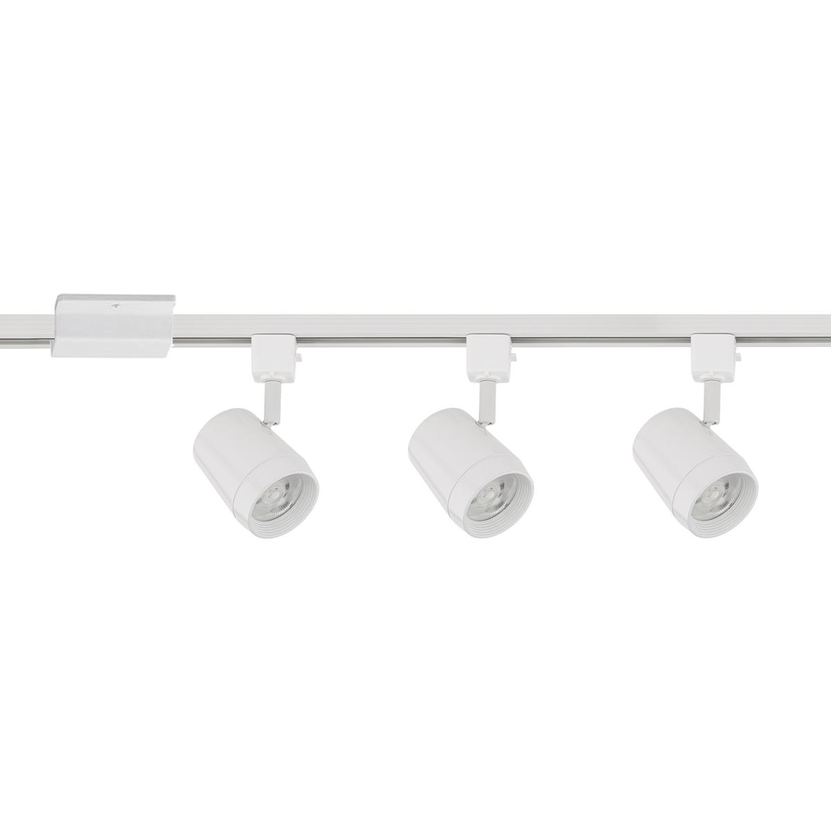 WAC Lighting H-7011/3-CS-WT Ocularc 3 Light 120 White Track Light Kits Ceiling Light