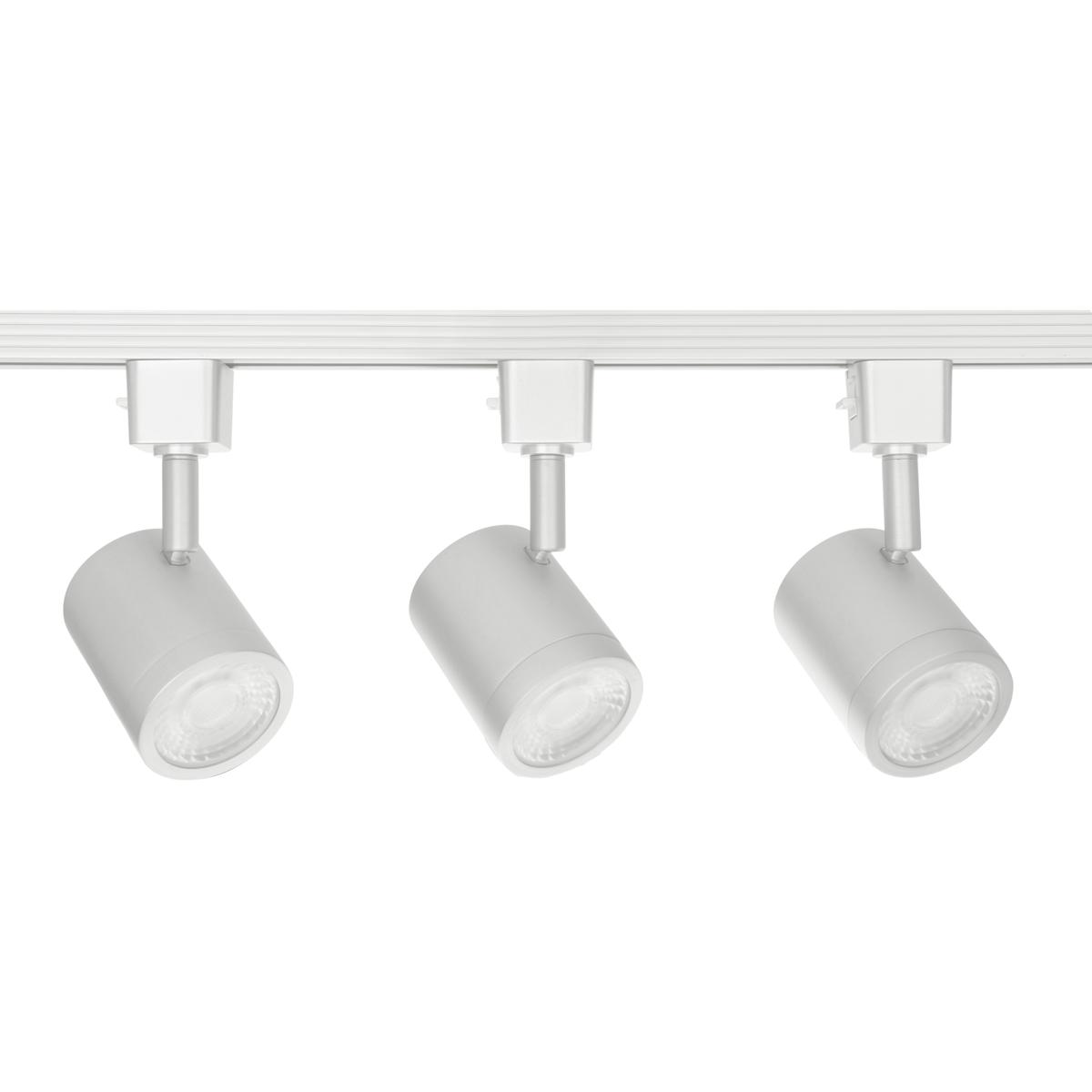 WAC Lighting H-8010/3-CS-WT Charge 3 Light 120 White H Track Fixture Ceiling Light, WAC Limited